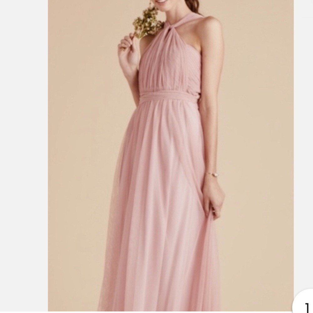 NWT Birdy Grey CHRISTINA Dusty Rose Convertible Dress Bridesmaid Small
